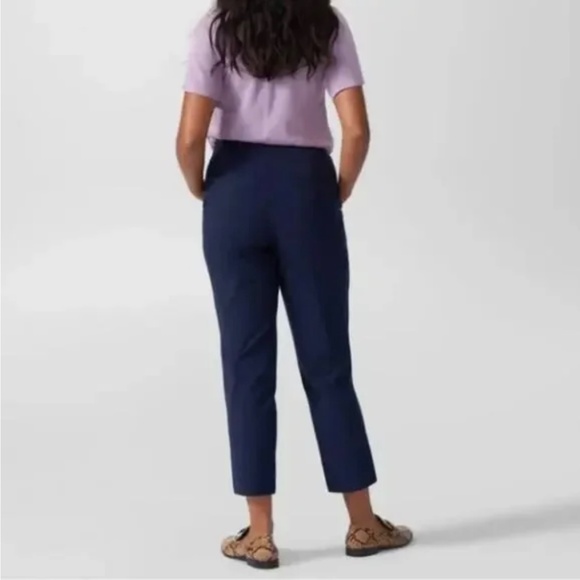 NWT Universal Standard Long Cigarette Pants, Navy SZ 14 - Picture 3 of 6